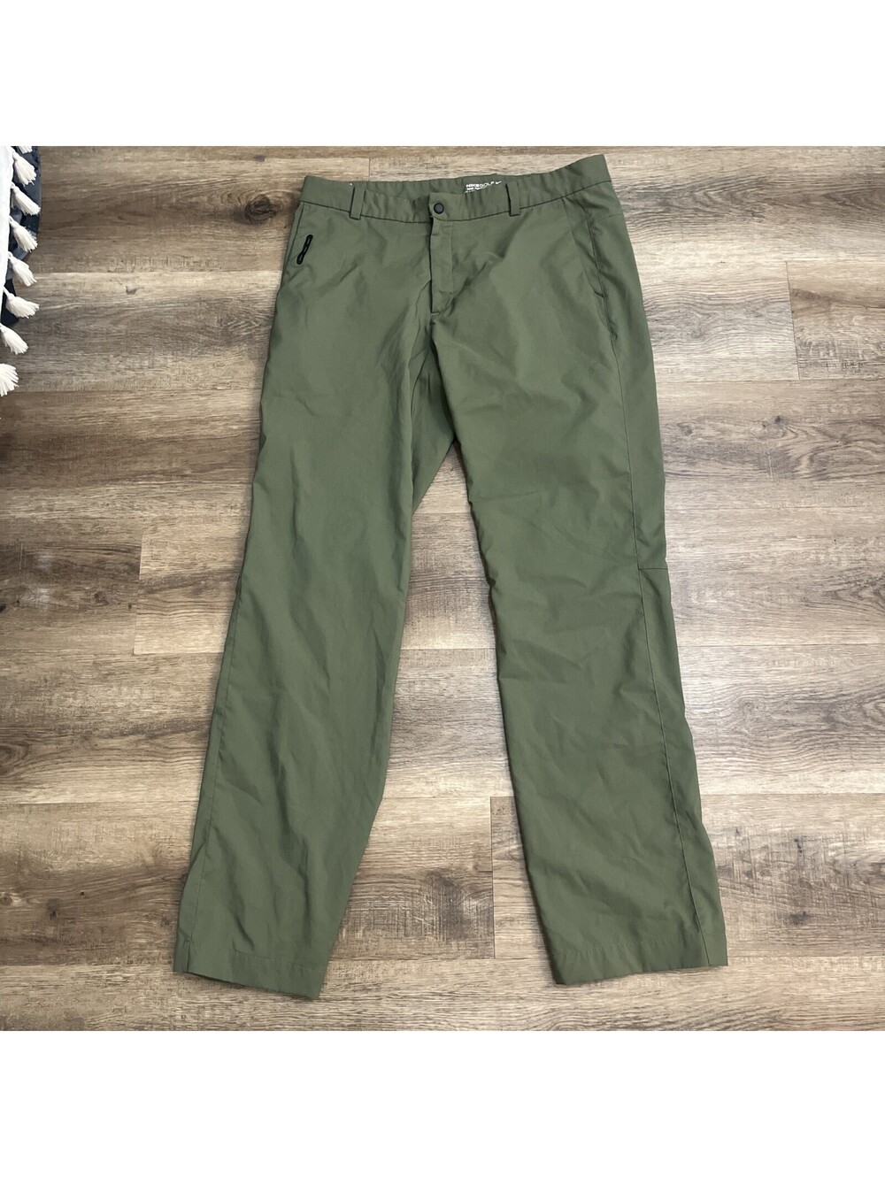 Nike Golf Mens Pants Size 36x34 Tour Performance Dri-Fit Mens Olive Green